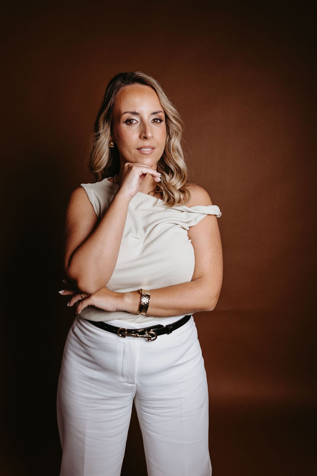 Sandra Santos, retrato a preto e branco